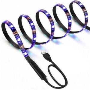 Banda Smart LED RGB 2 metri, lumina ambientala, TV, USB, Wi-Fi , Bluetooth